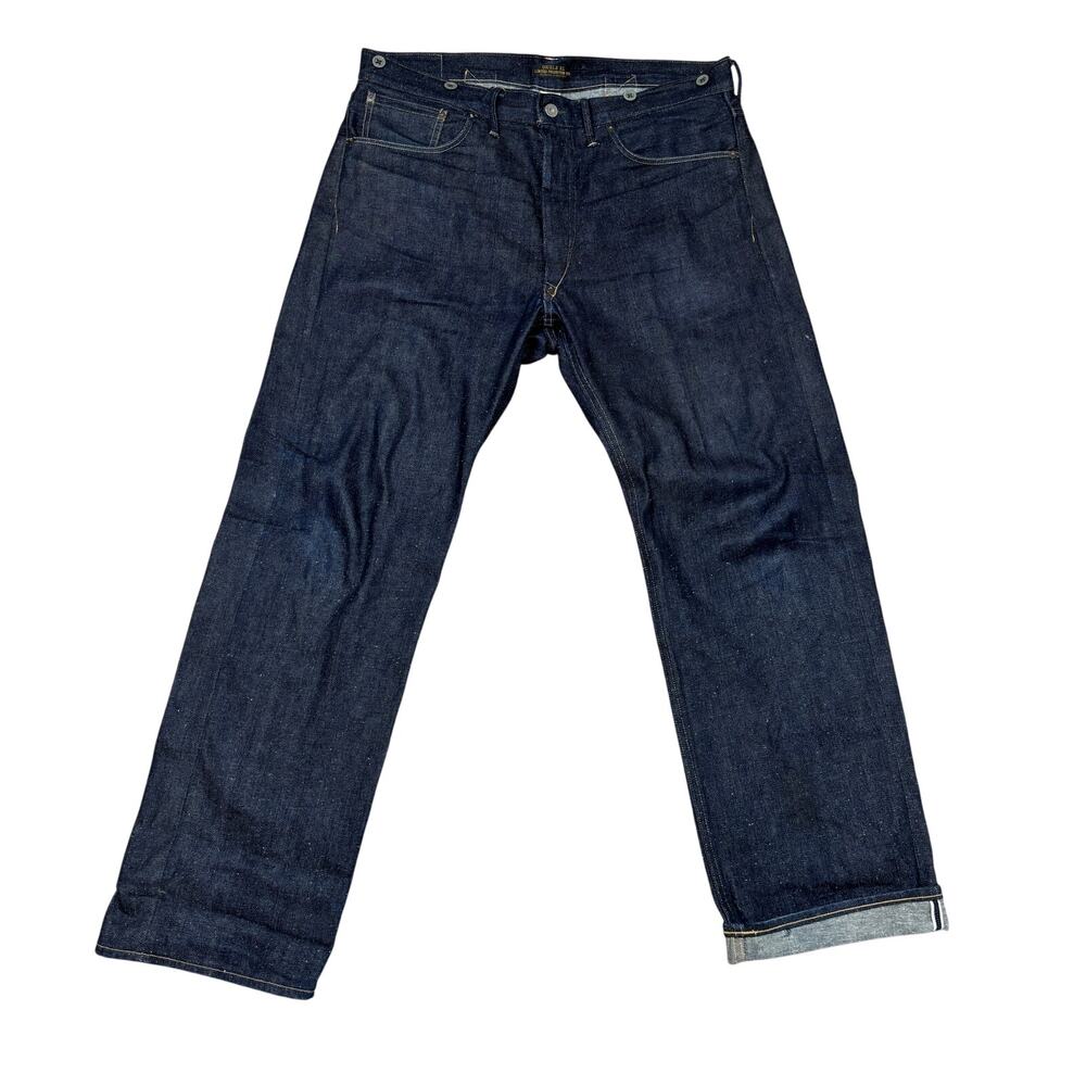Rare RRL Double RL Ralph Lauren Buckle Back Selvedge Denim Jeans 34x32
